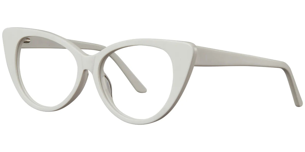 Armazón Ojo de Gato de Acetato Blanco F5794-3