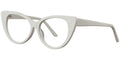 Armazón Ojo de Gato de Acetato Blanco F5794-3