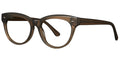 Armazón Ojo de Gato de Acetato Negro Mate F5198-5