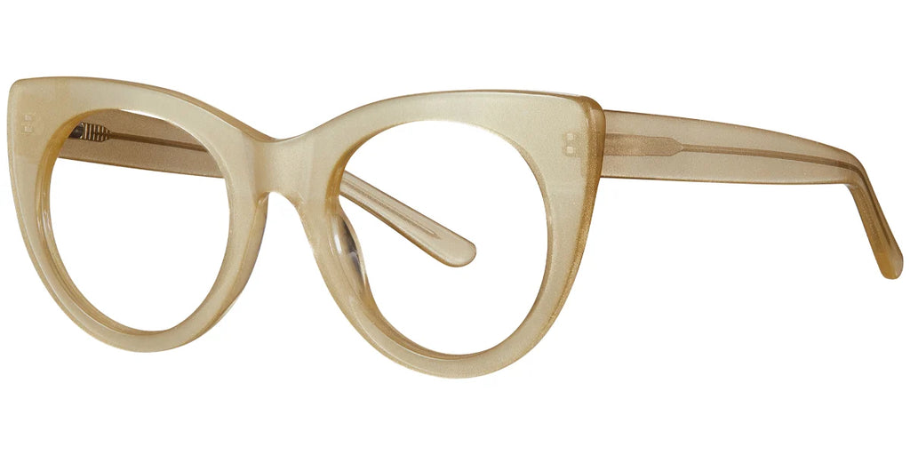 Armazón Ojo de Gato de Acetato Dorado F5769-3