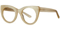 Armazón Ojo de Gato de Acetato Dorado F5769-3
