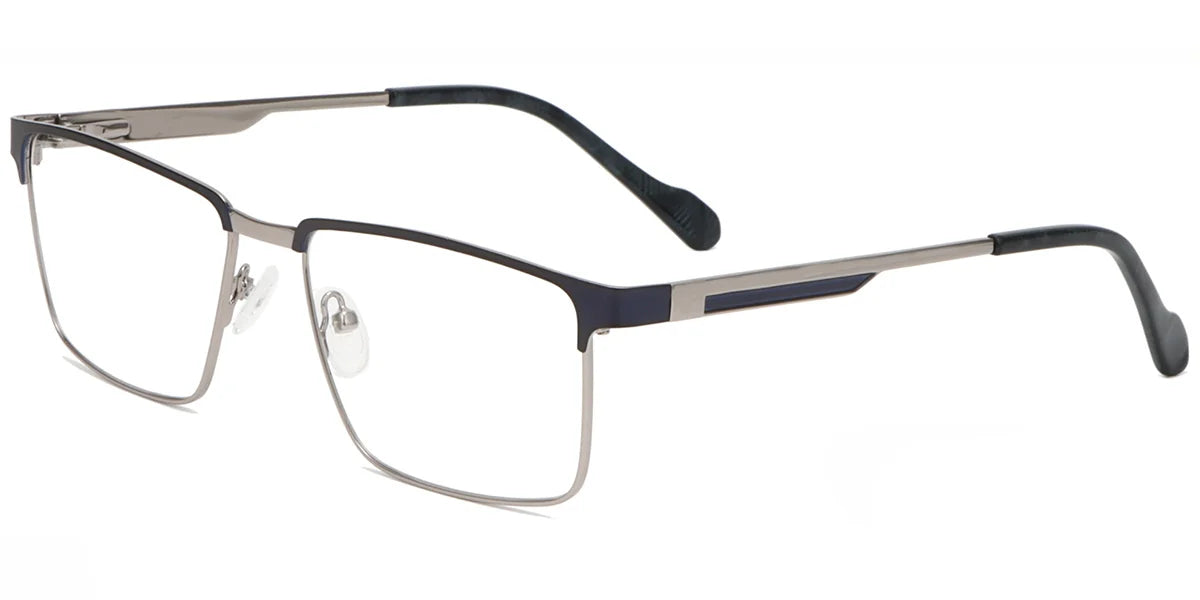 Armazón Cuadrado Metálico F8552 – Bisagra Flexible