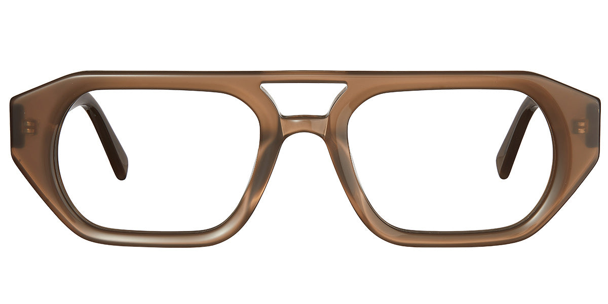 Armazón Aviador de Acetato Negro Brillante F5215-1