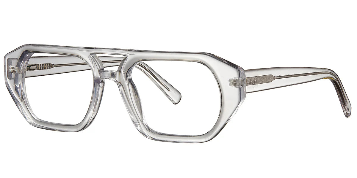 Armazón Aviador de Acetato Negro Brillante F5215-1