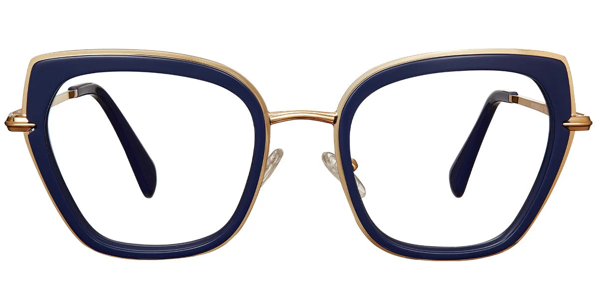 Armazón Cuadrado de Acetato Azul F5774-3