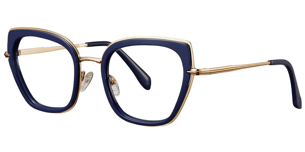 Armazón Cuadrado de Acetato Azul F5774-3