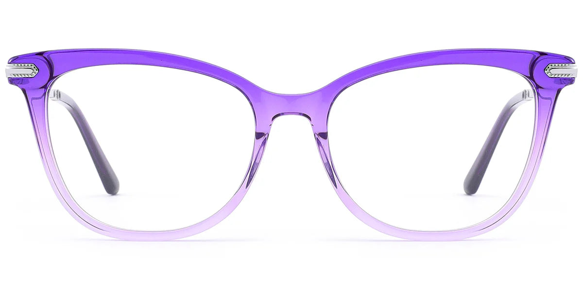 Armazón Cat Eye de Acetato y Titanio F8681 – Diseño Elegante