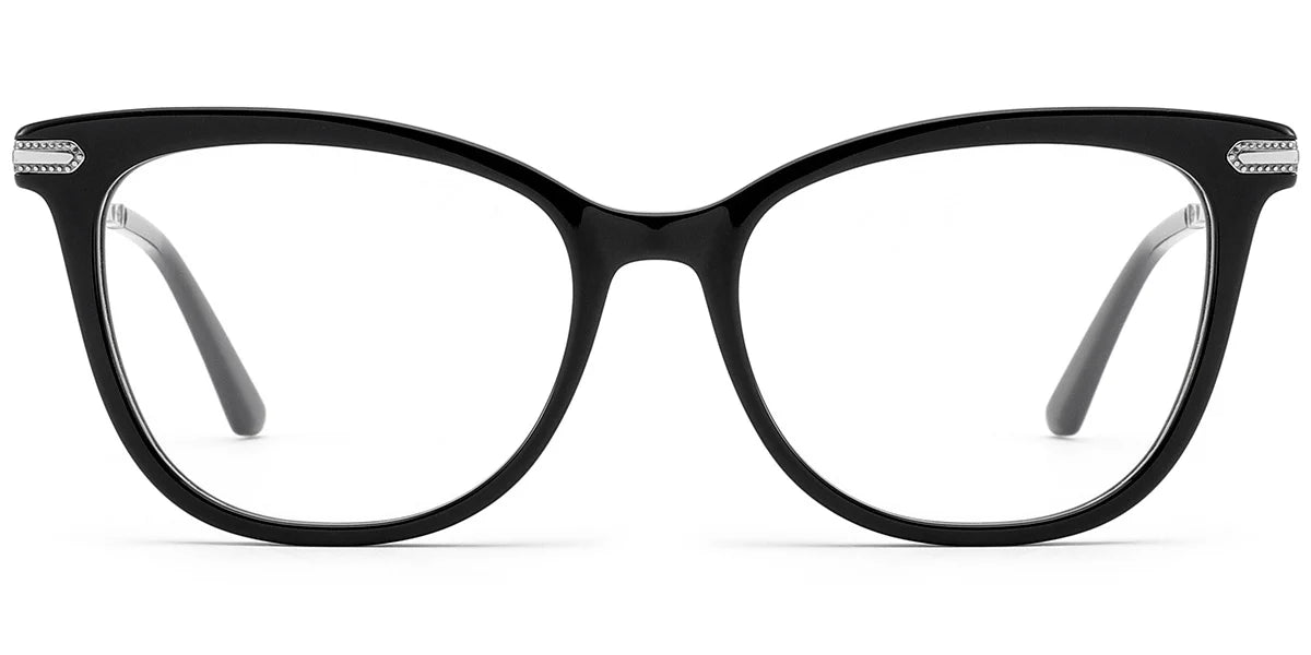 Armazón Cat Eye de Acetato y Titanio F8681 – Diseño Elegante