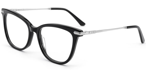 Armazón Cat Eye de Acetato y Titanio F8681 – Diseño Elegante