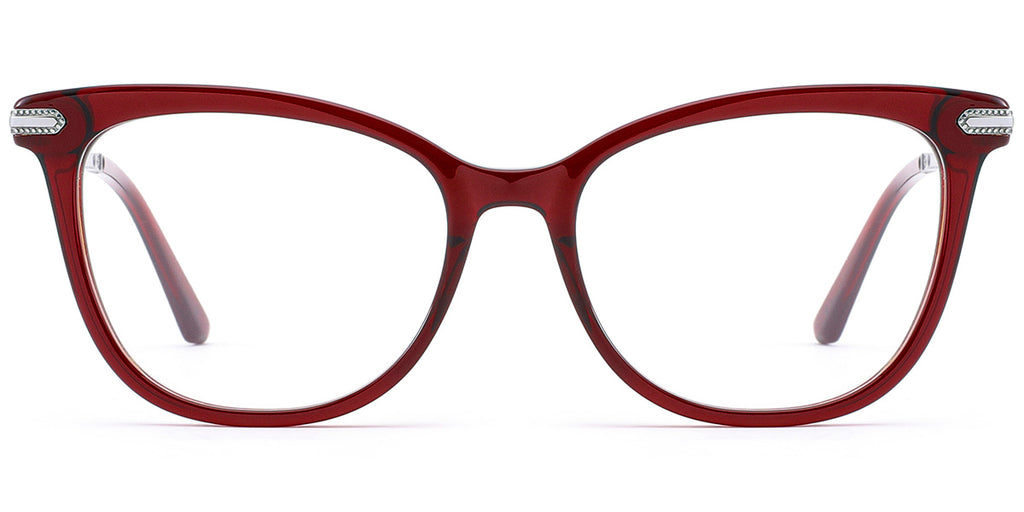 Armazón Cat Eye de Acetato y Titanio F8681 – Diseño Elegante