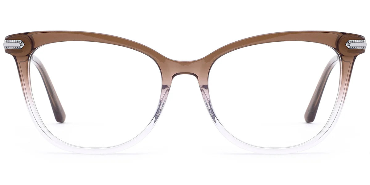 Armazón Cat Eye de Acetato y Titanio F8681 – Diseño Elegante