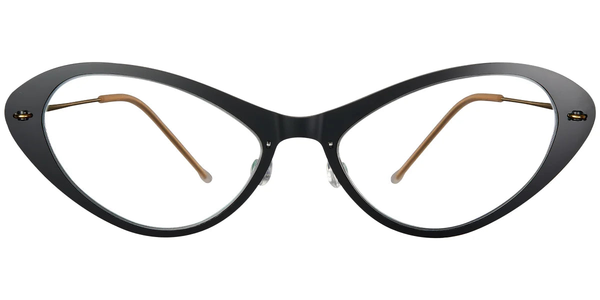 Titanium Cat Eye Frame F4317 – Mediano